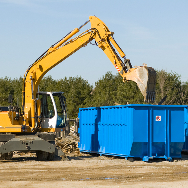 what size residential dumpster rentals are available in Sanders MT